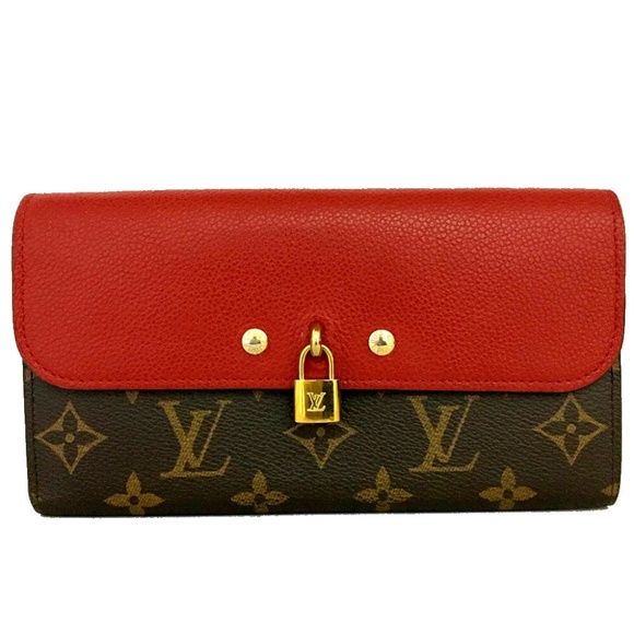 Louis Vuitton Monogram Portefeuille Venus Long Bifold Wallet Brown - Picture 1 of 8